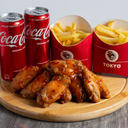 12 glazed wings meal