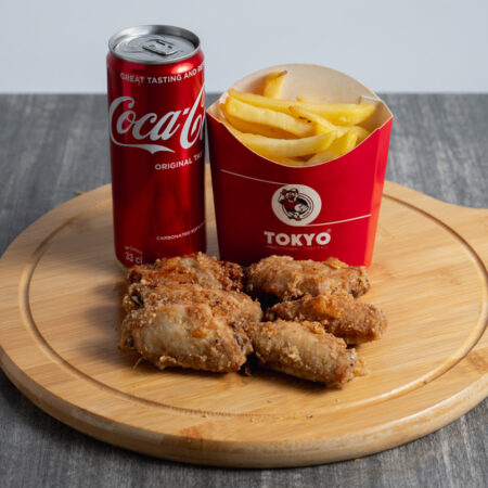 6 hot wings meal